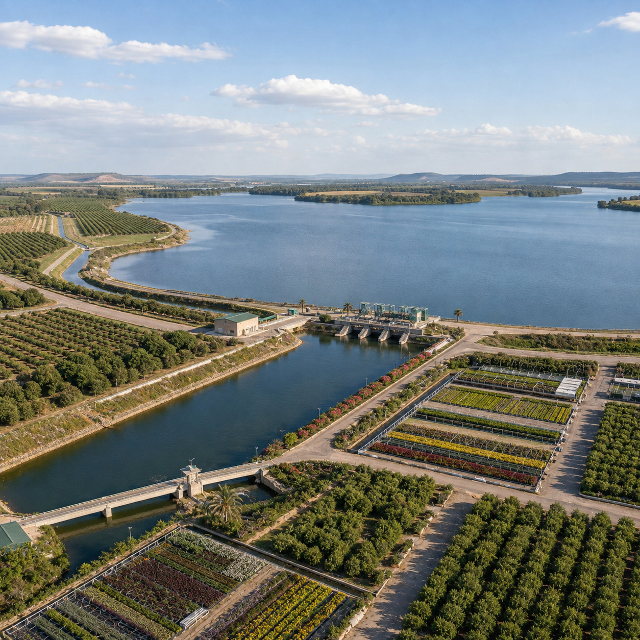 Водохранилище и система управления водой Ясирета на реке Парана между Аргентиной и Парагваем
